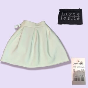JOYCE LESLIE WHITE FASHION GIRL SKIRT